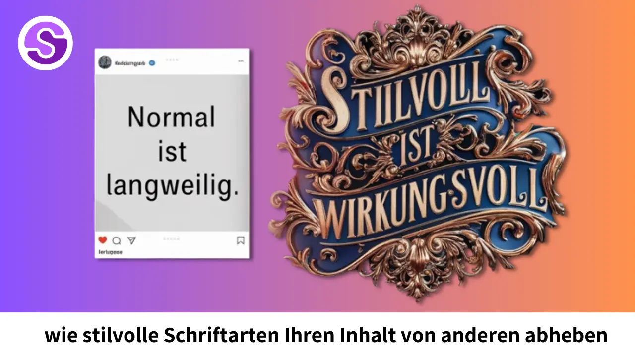 wie stilvolle Schriftarten Ihren Inhalt von anderen abheben