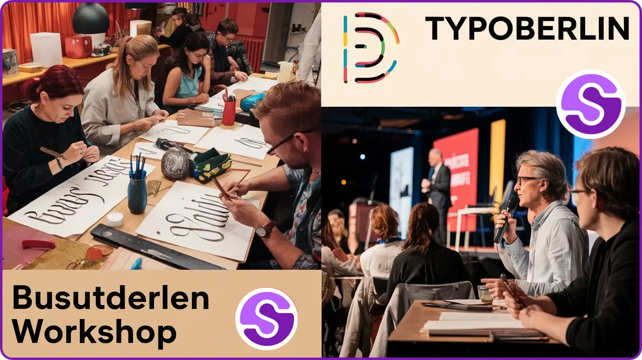 Typografie-Workshops und Konferenzen